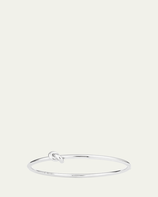 The Legacy Knot Bracelet in 18K White Gold